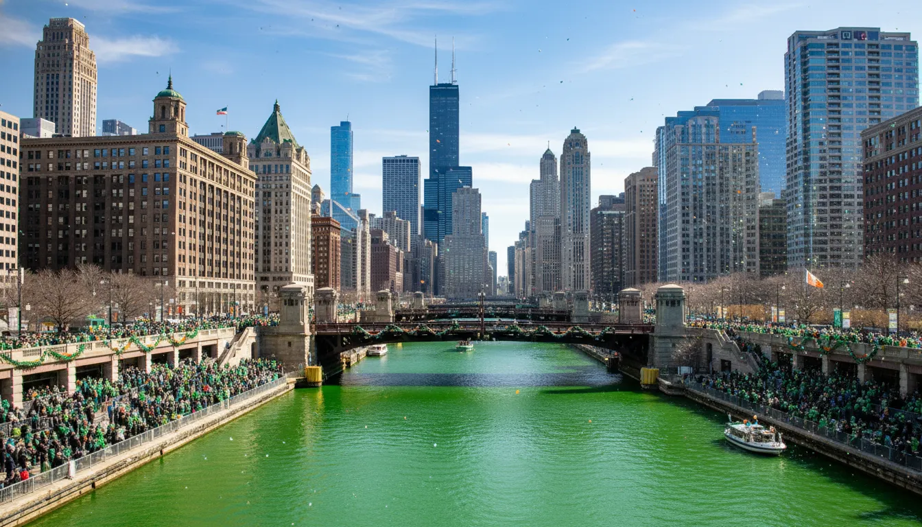St. Patrick's Day Chicago 2026: Transportation Guide to the River Dyeing, Parade and Celebrations